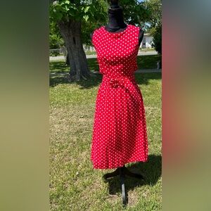 Red Polka Dot Dress